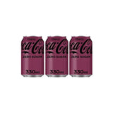 Coca Cola Cherry Zero Sugar à 330ml Cans (Pack of 3, Imported)