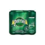 Perrier Sparkling Water Cans 330ml à Pack of 6