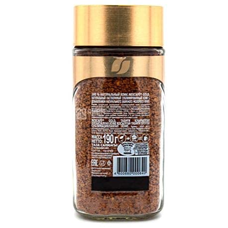 Nescafe Gold Original Powder 190 Gram, Glass Bottle
