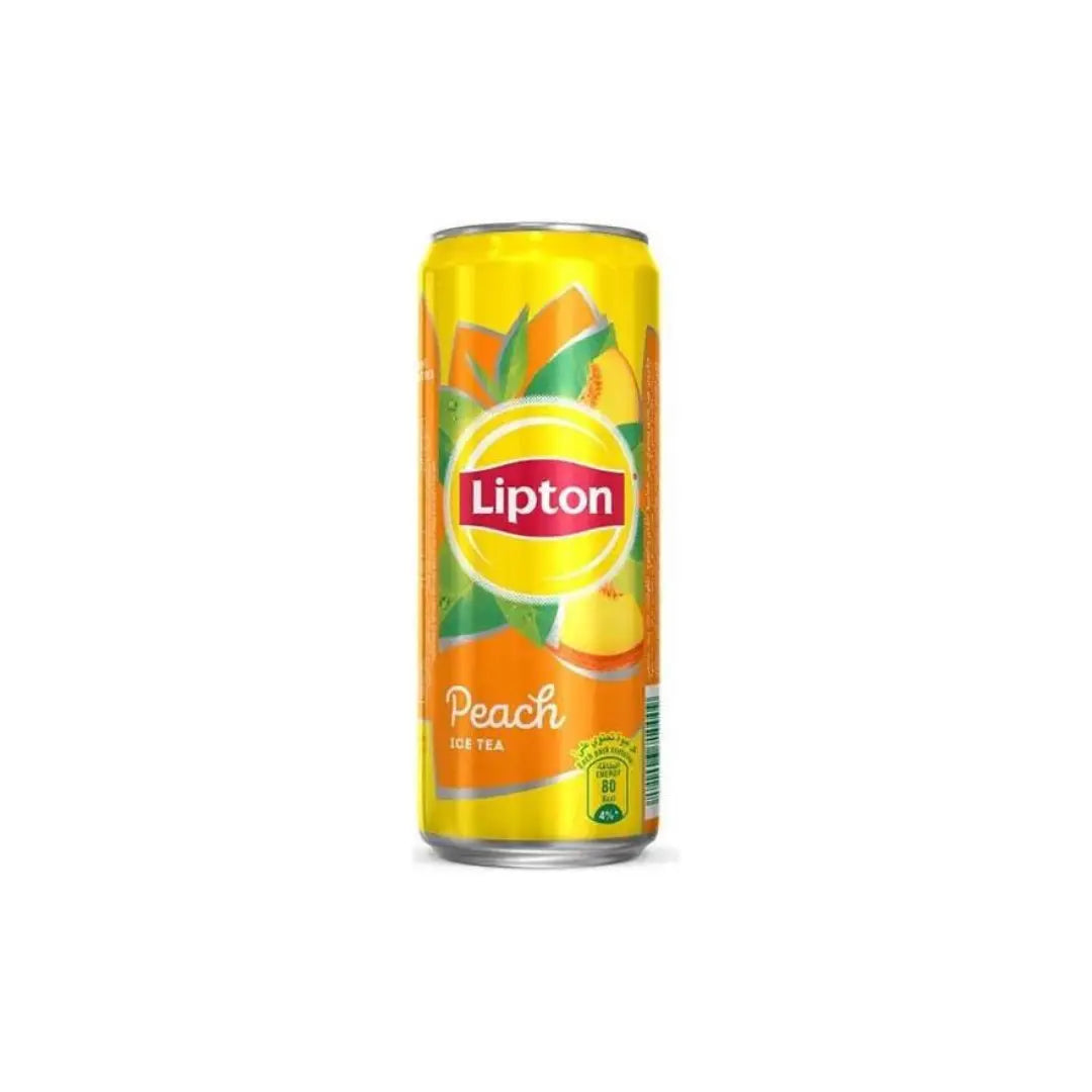 Lipton Peach Iced Tea, 245ml (Imported) Ã Refreshing Peach Flavored Iced Tea