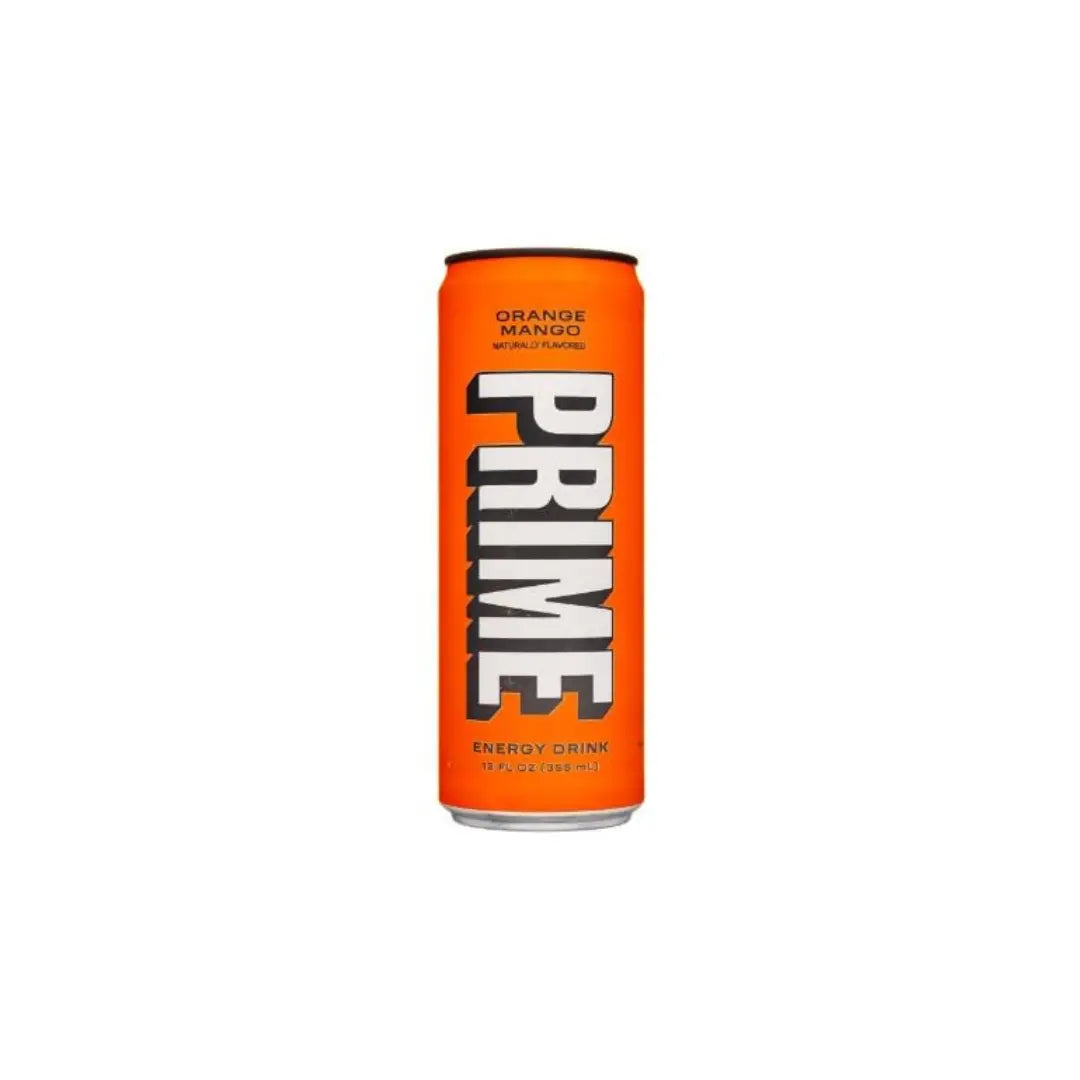 Prime Energy Drink Mango Orange 330ml Ã Imported, Healthy Caffeine Boost