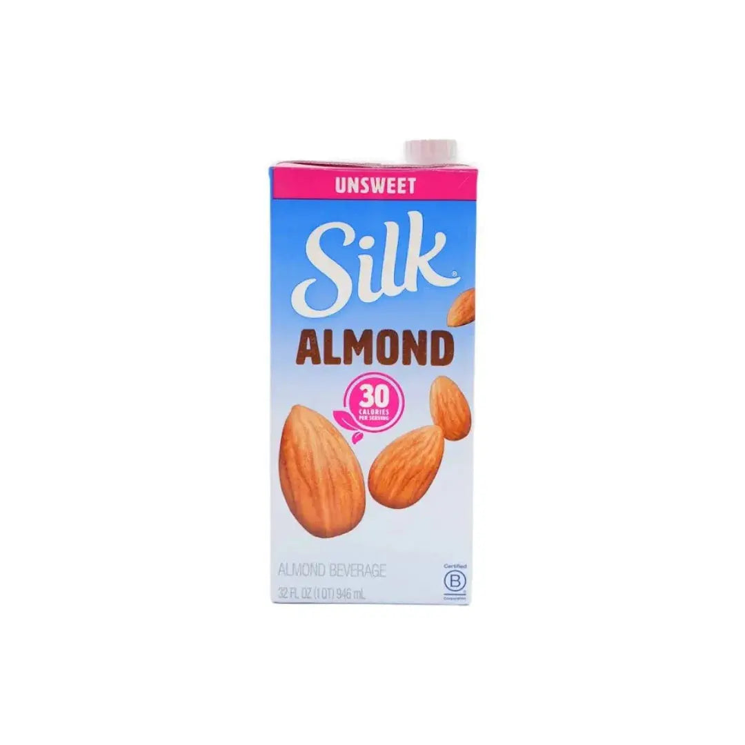 Silk Unsweetened Almond Beverage 946ml Ã Dairy-Free, Low-Calorie, Plant-Based Drink