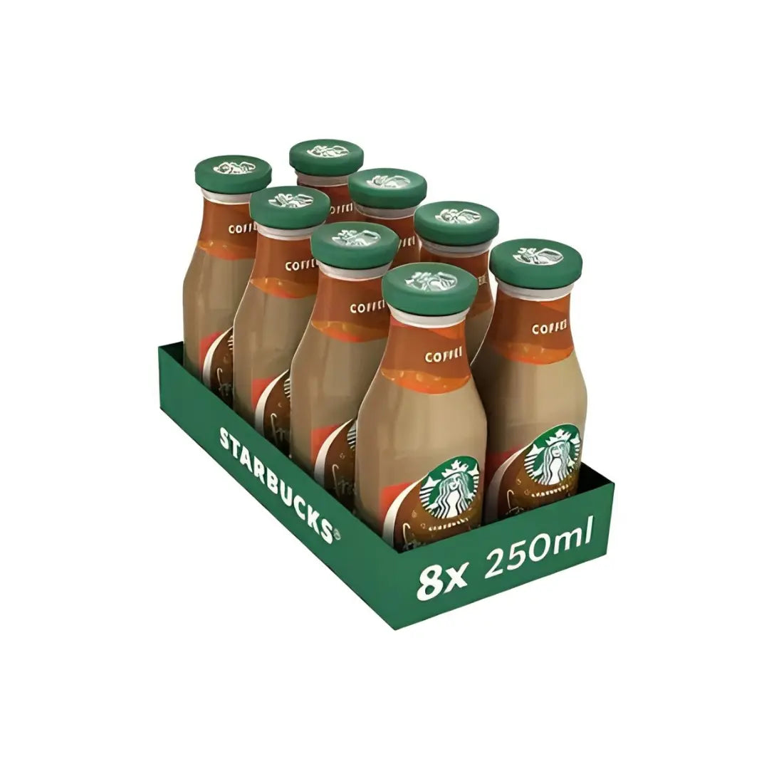 Starbucks Frappuccino Bottle Ã Coffee Drink 250ml, 8 Pack | Refreshing Iced Coffee