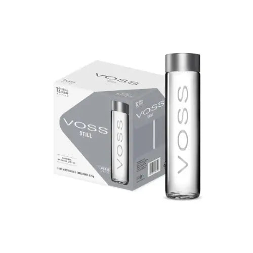 Voss Artesian Still Water 12 x 800ml Ã Premium Bottled Artesian Water from Norway